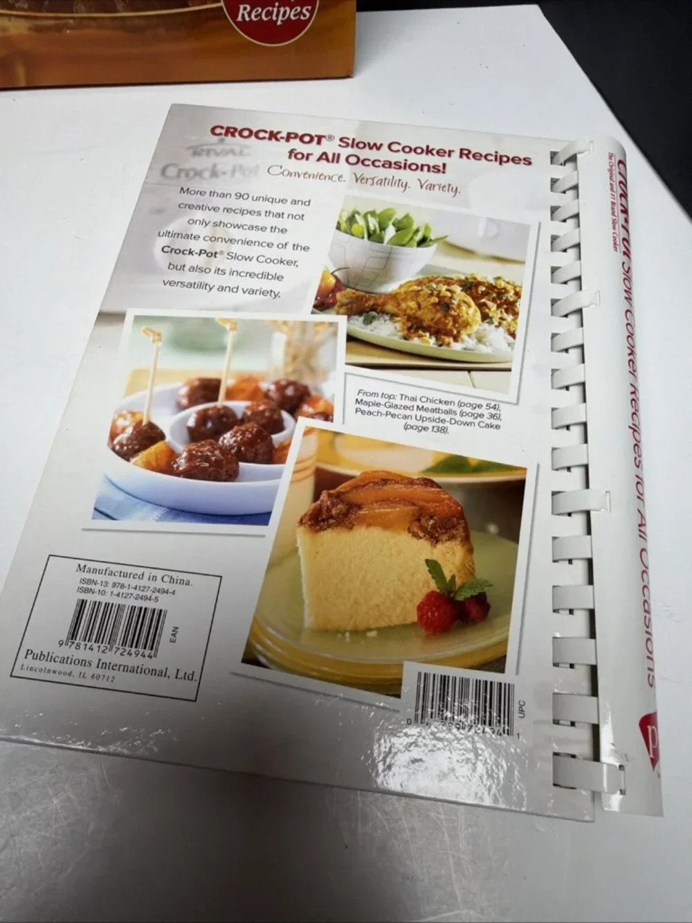 Lot-3 Cookbooks Rival Crock-Pot One-Pot Slow Cooker Recipes Ring Or Wire Bound